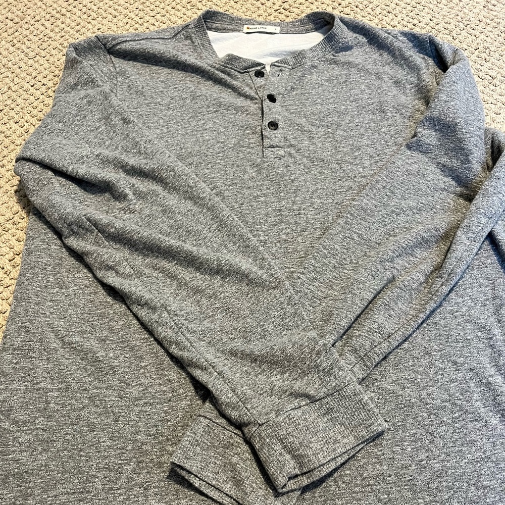 Marine Layer double nit henley